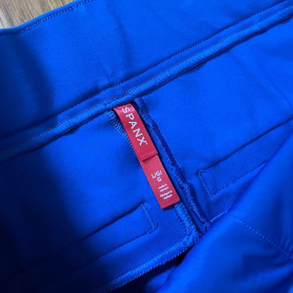 SPANX | the perfect pant kick flare cerulean blue L - Picture 11 of 11
